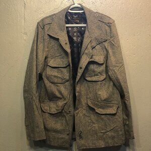 O'Neill Jacket Adult Size Medium Gray Acrylic/Wool Maverick Series